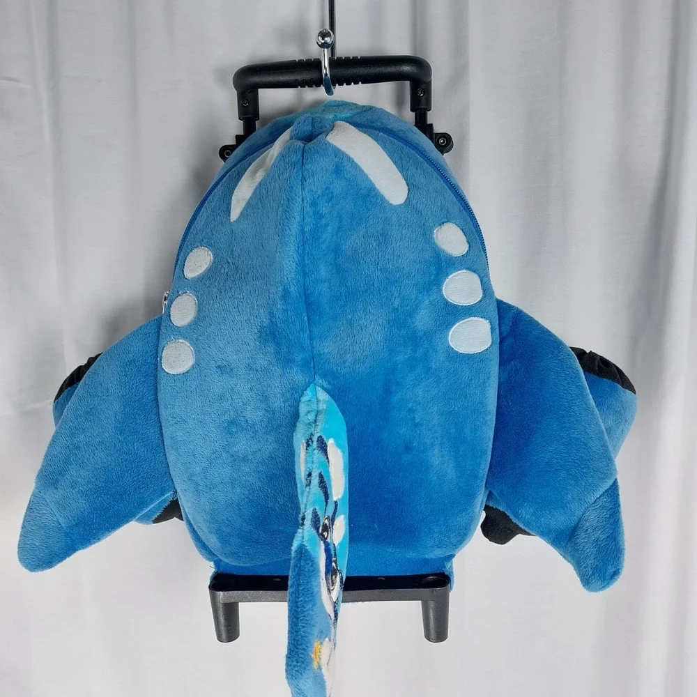 Boeing Airplane Kids Childs Rolling Carrying Case‎ Backpack Retractable Handle